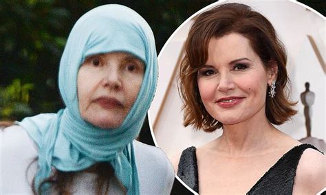 gina davis hot|Geena Davis looks unrecognisable as she steps out in rare outing